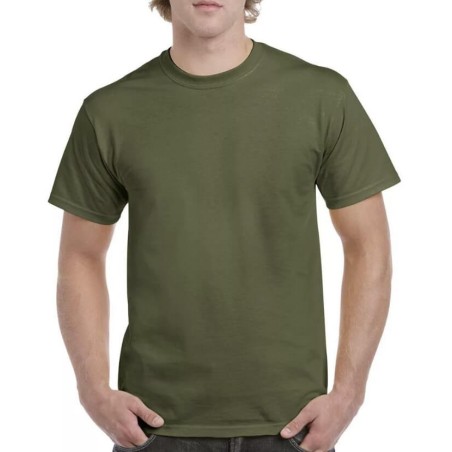 Marškinėliai trikotažiniai (vienspalviai) GILDAN žalia