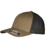 Kepurė su snapeliu Flexfit Trucker olive/black