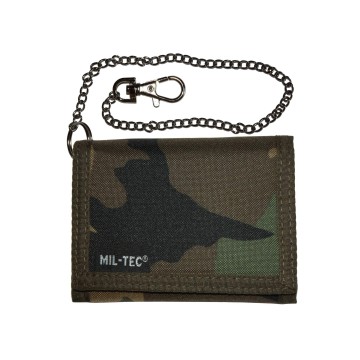Piniginė su grandinėle Mil-tec (woodland)