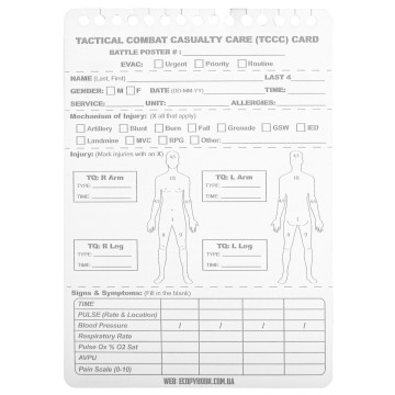 M-Tac sužeidimų kortelė...
