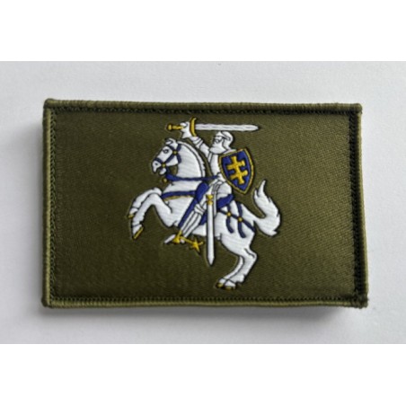 Woven patch VYTIS green/white