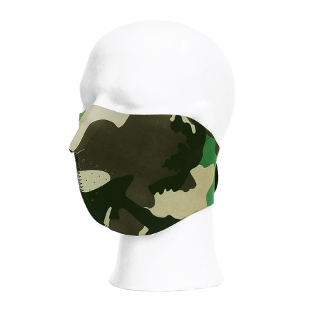 Neopreninis veido apdangalas Biker (camo)