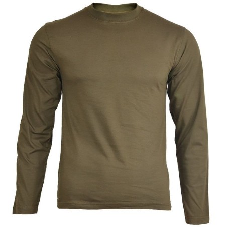Marškinėliai ilgomis rankovėmis (žalia) Mil-Tec