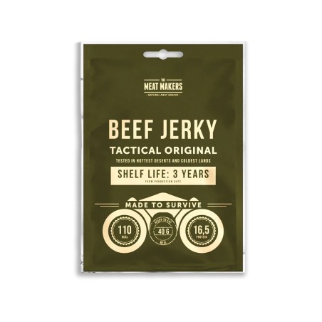 MeatMakers Tactical Original Beef Jerky (vytinta jautiena)