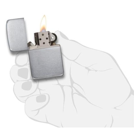 Žiebtuvėlis ZIPPO 1941 BRUSHED CHROME  REPLICA