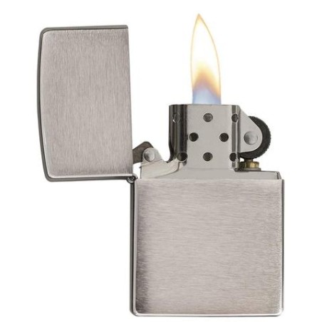 Žiebtuvėlis ZIPPO 200 BRUSH FIN CHROME