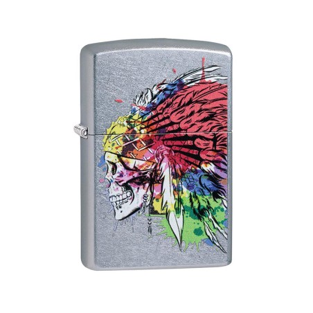 ZIPPO žiebtuvėlis Indian Skull