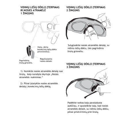Apsauginiai akiniai WileyX VAPOR 3501 (juodas rėmelis)