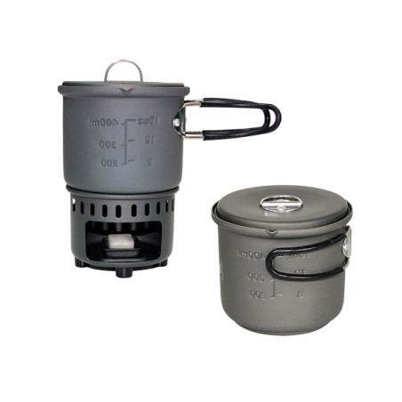 ESBIT kompaktiška viryklė su puoduku 585ml COOKSET