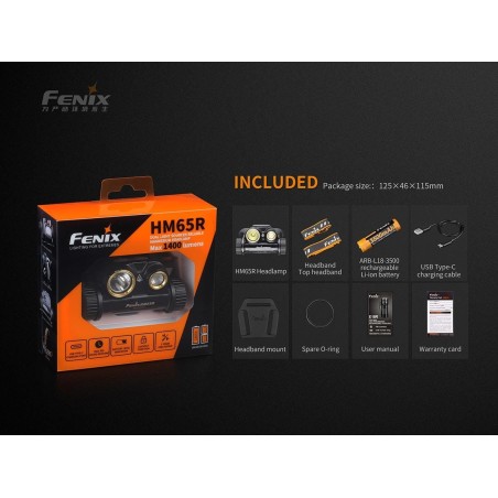 Žibintuvėlis Fenix HM65R Žibintuvėlis Fenix HM65R