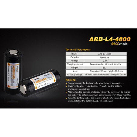 Fenix akumuliatorius ARB L4-4800