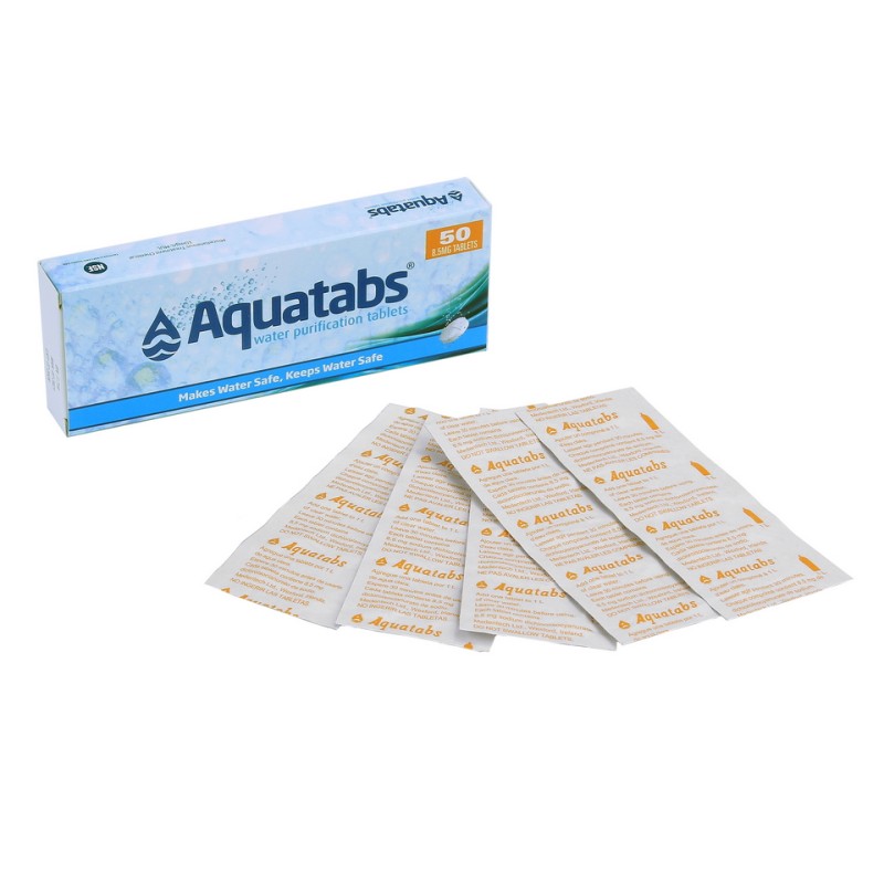 Vandens dezinfekavimo tabl. Aquatabs (50vnt)