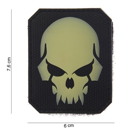 Antsiuvas PVC "Pirate skull" (glow)